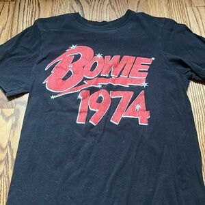David Bowie Black Graphic Tee